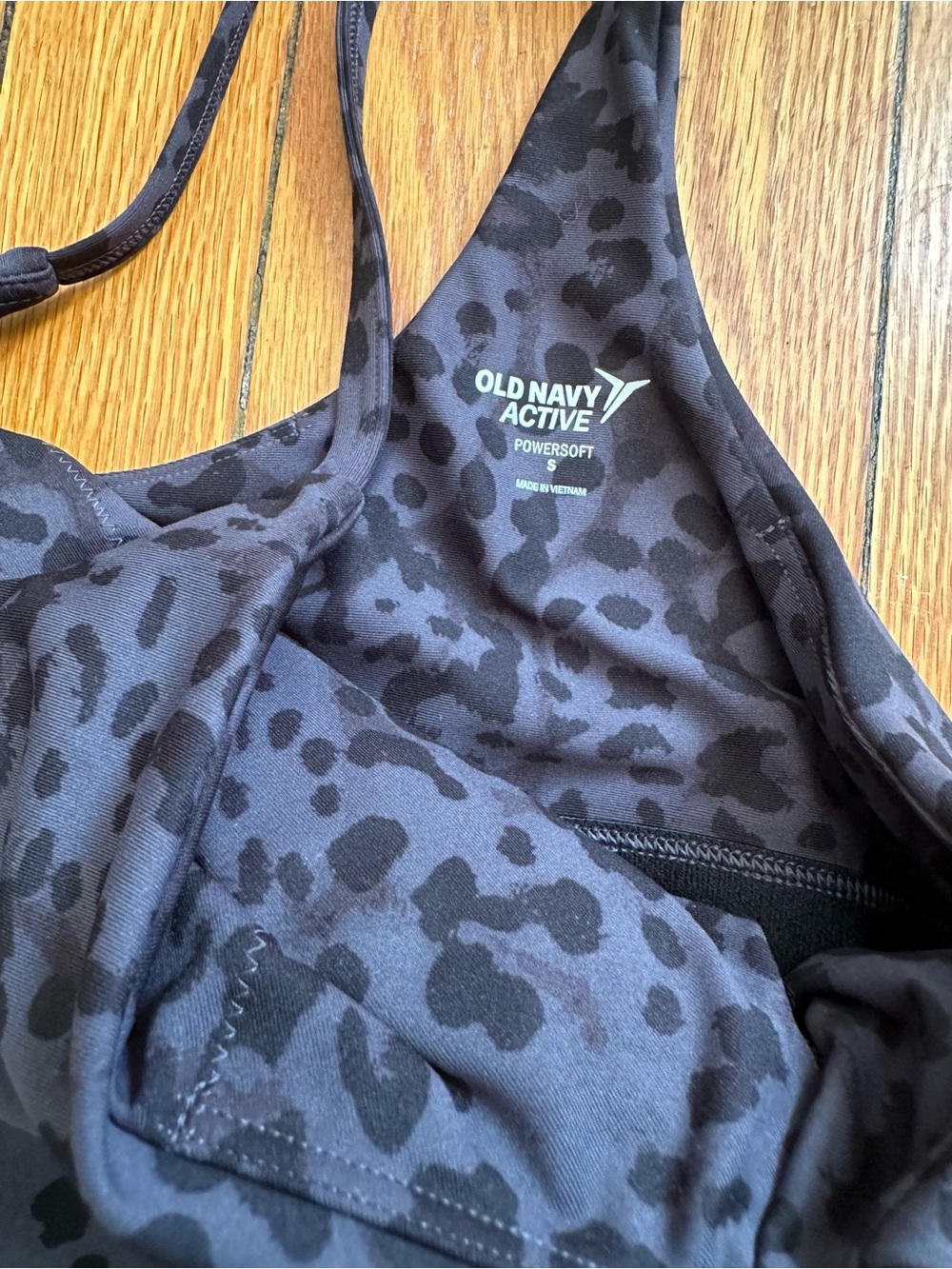 Old Navy PowerSoft Leopard Print Set Leggings (M) & Sports Bra (S) 1108 - Picture 6 of 9